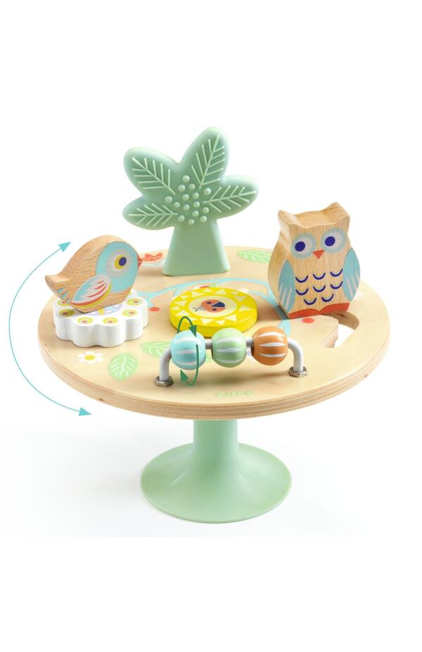 Jucarie bebe Mini centru de activitati BabyMolti, Djeco Jucarie bebe Mini centru de activitati BabyMolti, Djeco