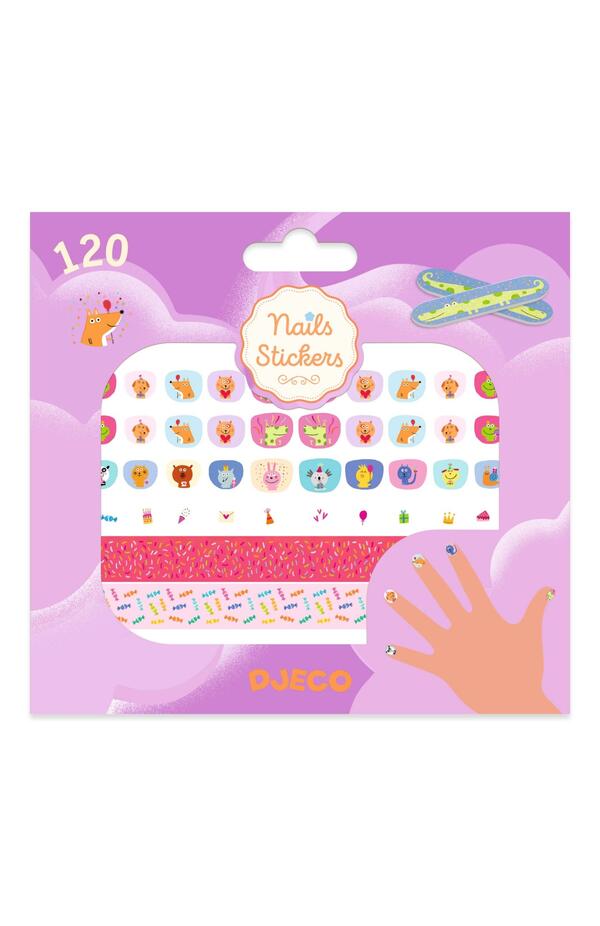 Stickere pentru unghii model Happy Birthday, Djeco