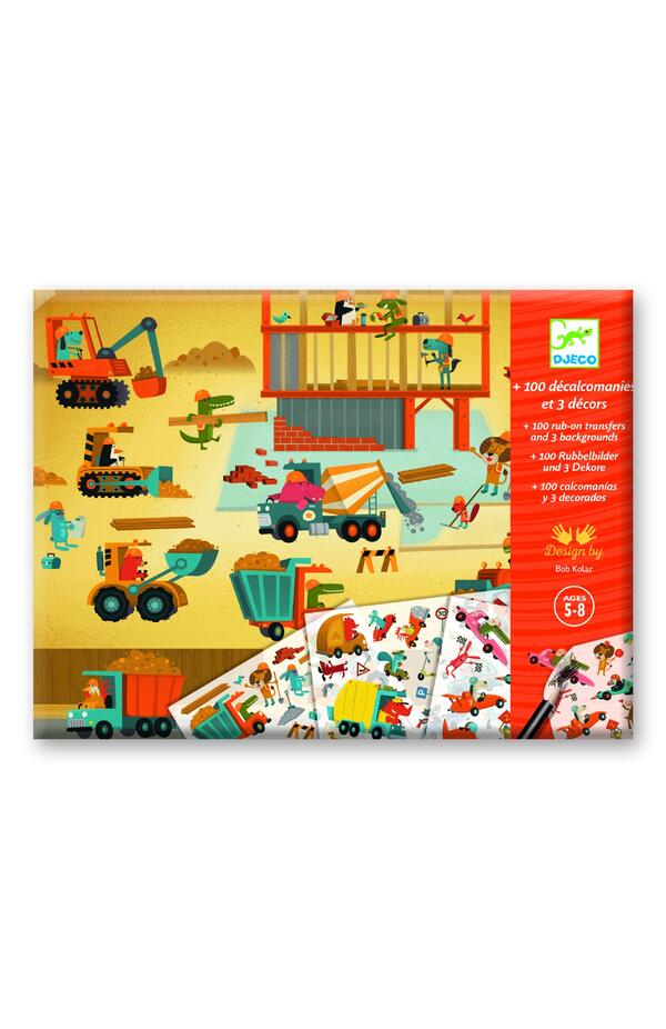 Joc creativ Transferuri cu vehicule, Djeco