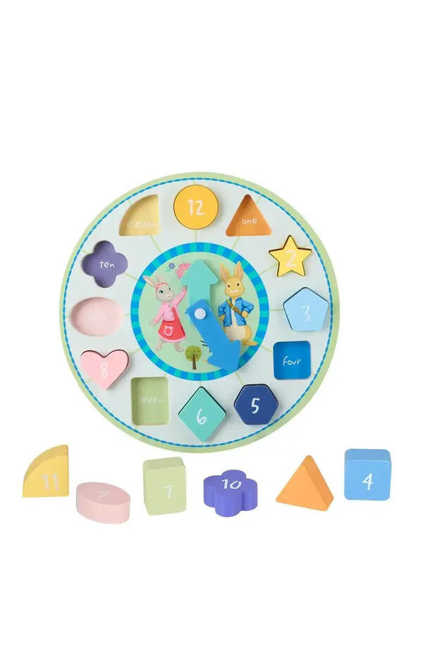 Puzzle ceas Peter Rabbit™, Orange Tree Toys