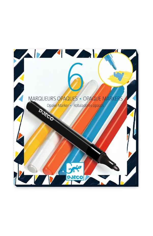 Markere opace Street Art, Djeco