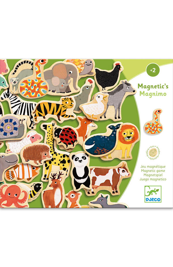 Joc cu magneti Animale din intreaga lume, Djeco