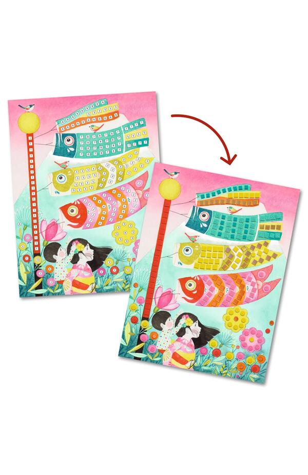 Joc creativ mozaic Arta japoneza, Djeco