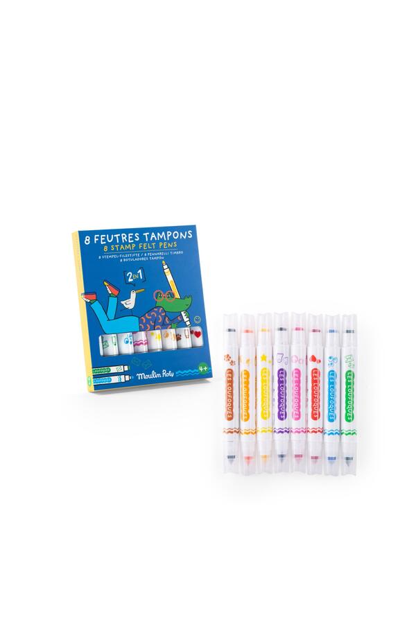 Set de carioci cu stampile, Moulin Roty