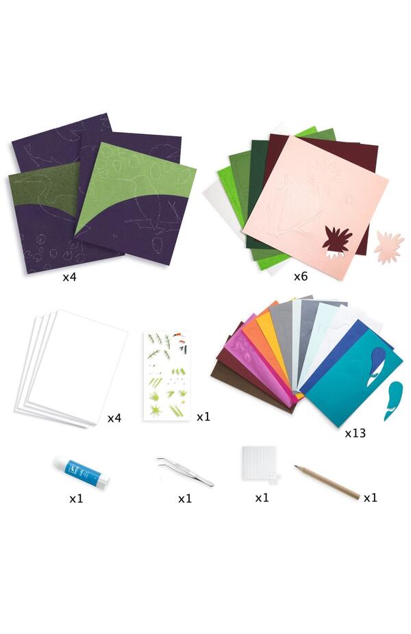 Set creativ 3D din hârtie, Djeco