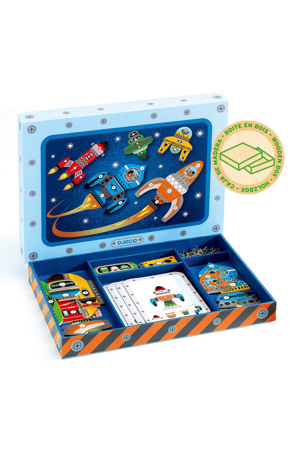 Joc de asamblat Nave spatiale Tap Tap, Djeco