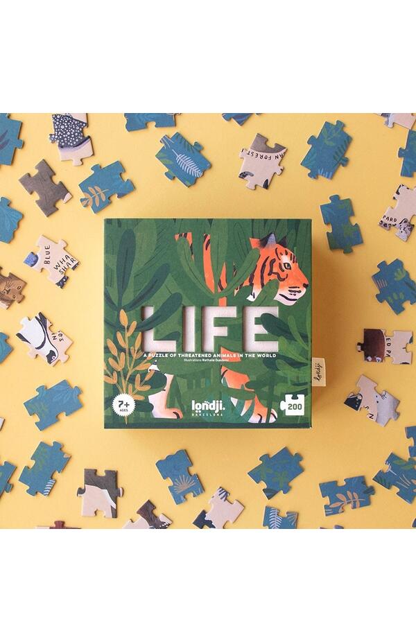 Puzzle Viata in salbaticie, Londji