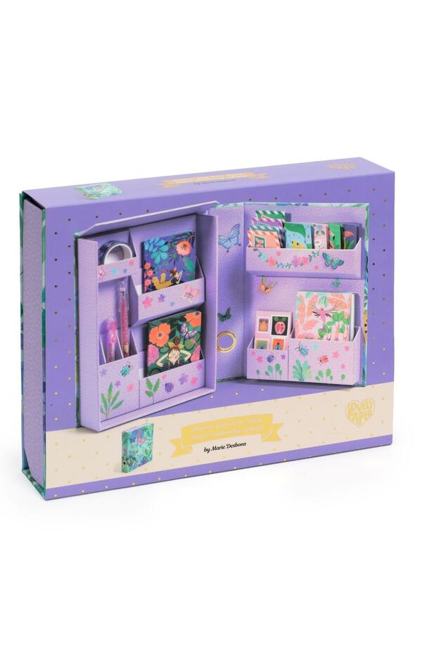 Set de papetarie Marie cu design tropical, Djeco