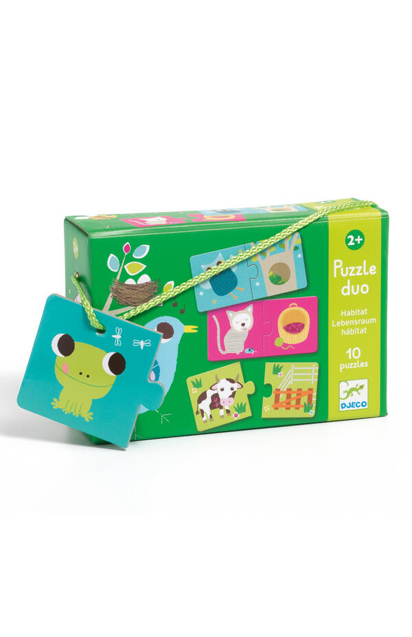 Puzzle duo Habitat, Djeco