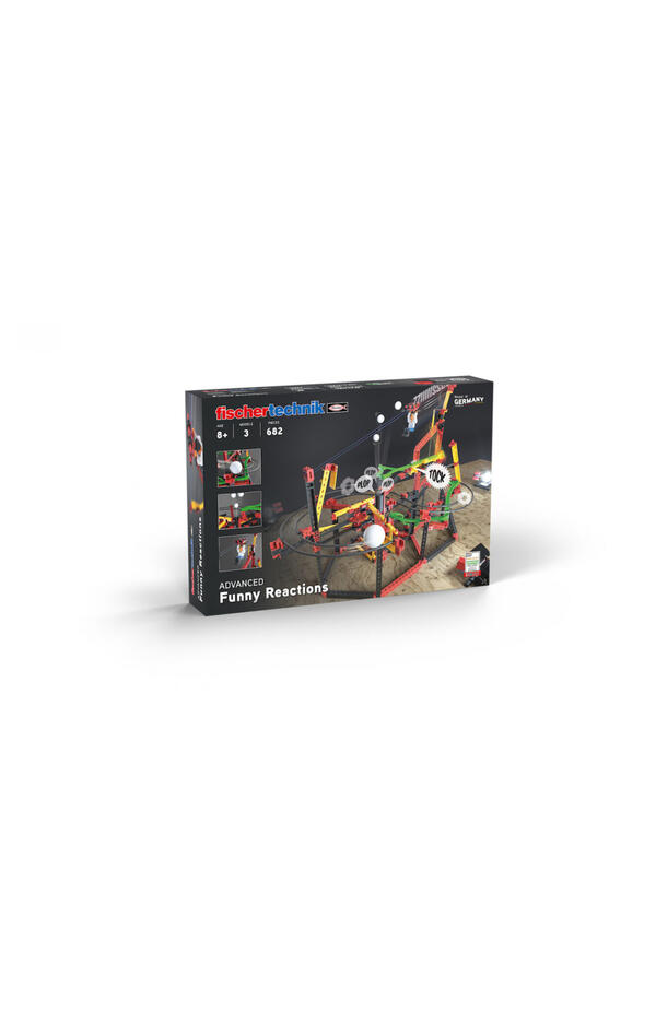Kit STEM Circuite XL de reactii in lant traznite, Fischertechnik