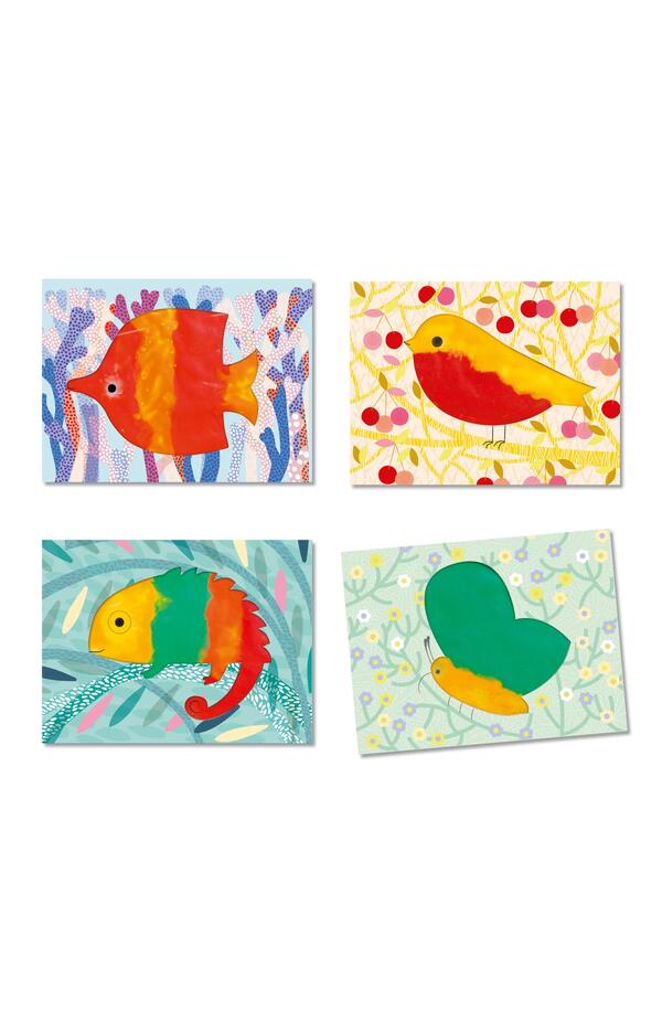 Joc creativ Bebe apasa si picteaza, Djeco