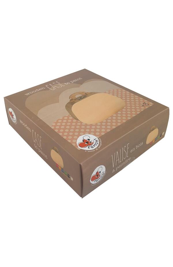 Joc creativ gentuta din lemn de pictat, Egmont Toys