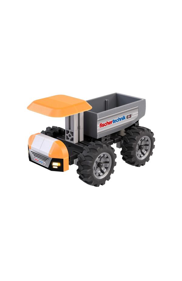 Kit STEM Camion de santier de asamblat si manevrat, Fischertechnik