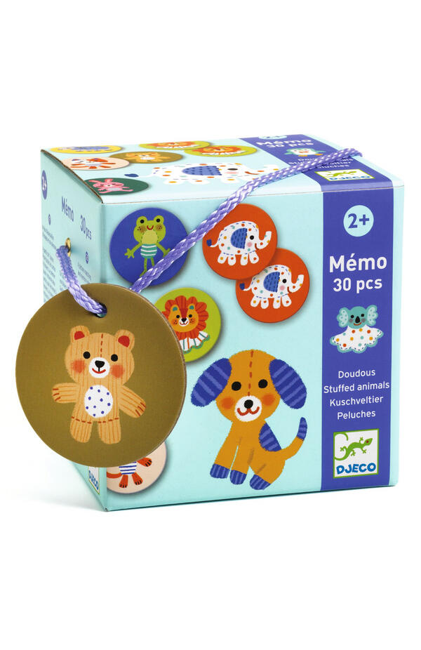 Joc Memo jucarii animale din plus, Djeco