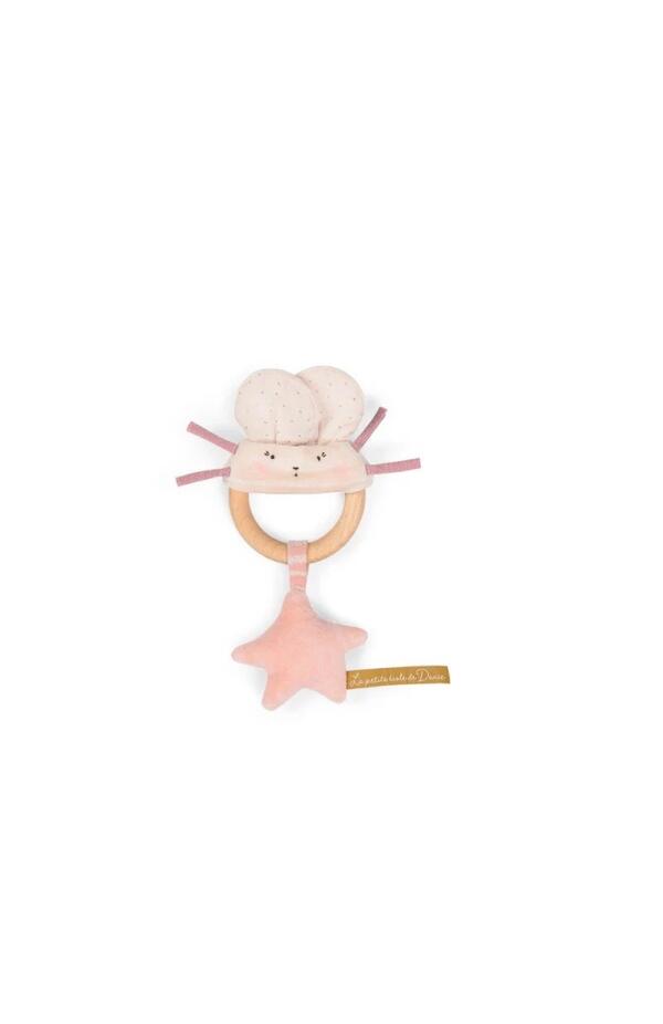Zornaitoare cu inel de lemn Soricel , Moulin Roty