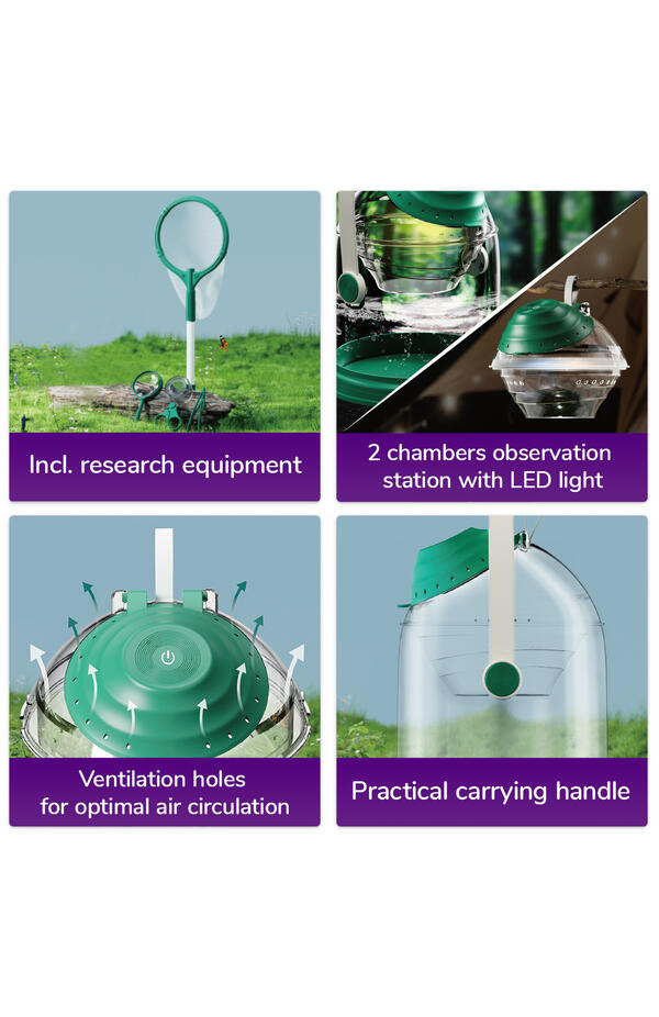 Kit STEM de explorare a insectelor și a lumii acvatice, TopBright