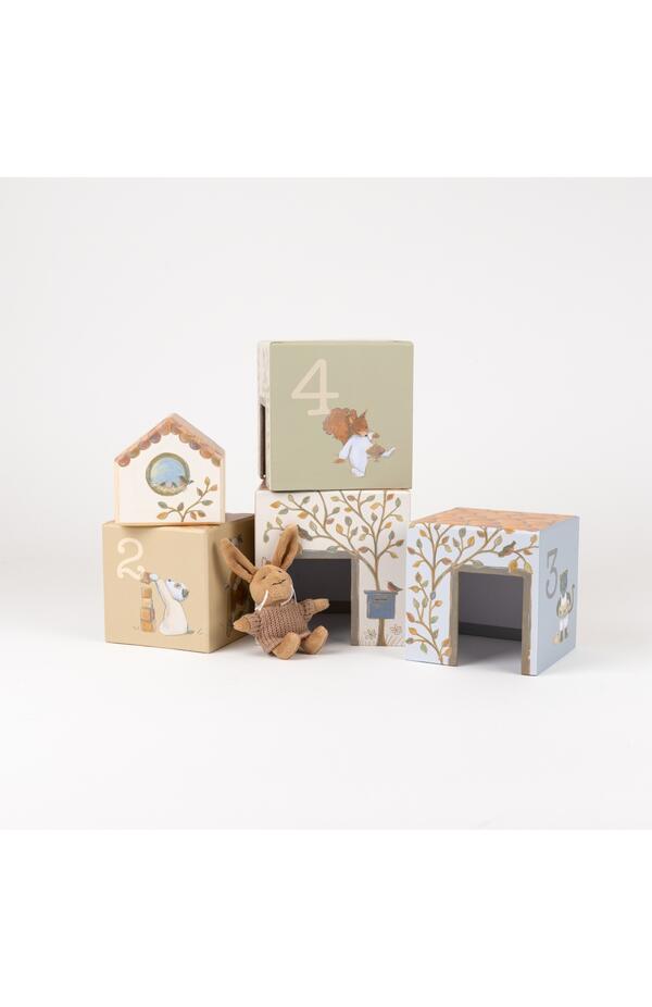 Joc de stivuire Cuburi cu iepuras, Egmont Toys