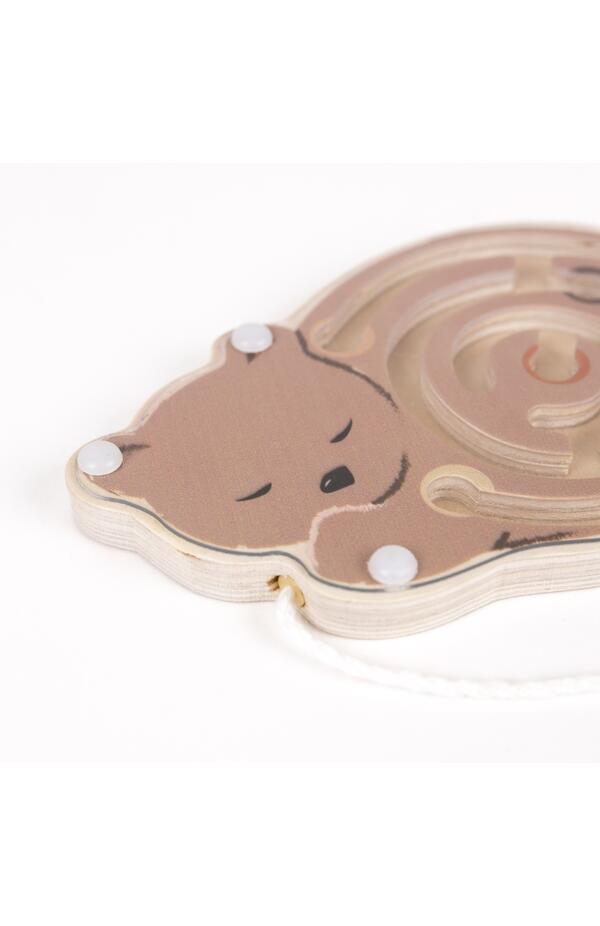Mini labirint magnetic din lemn, Egmont Toys