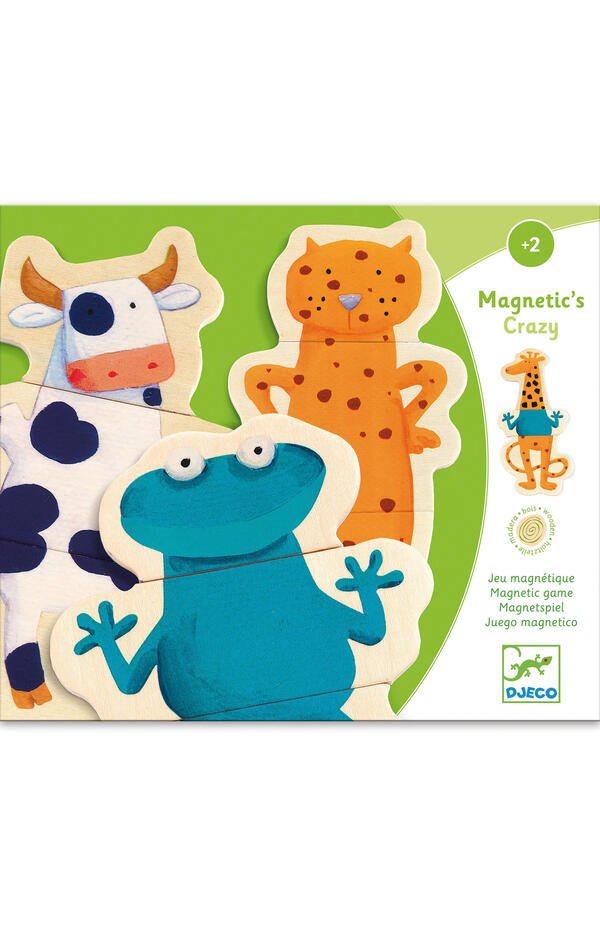 Joc cu magneti Animale amuzante, Djeco