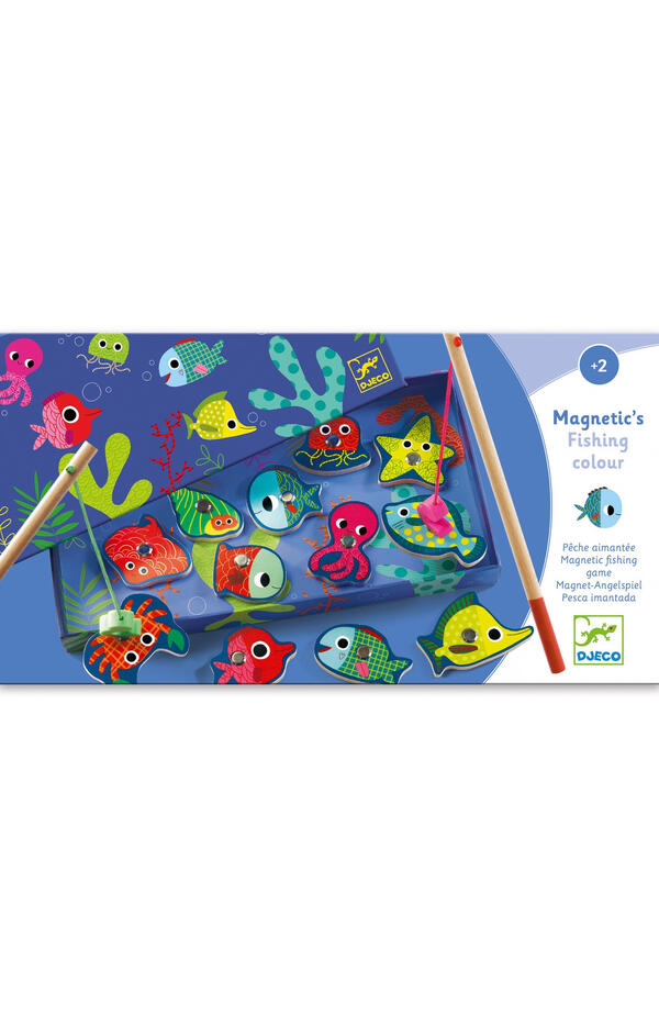 Joc magnetic de pescuit Fishing colour, Djeco