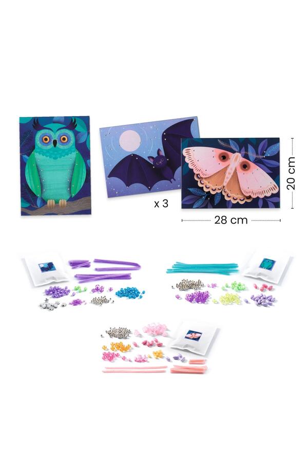 Joc creativ margele Luminează noaptea, Djeco