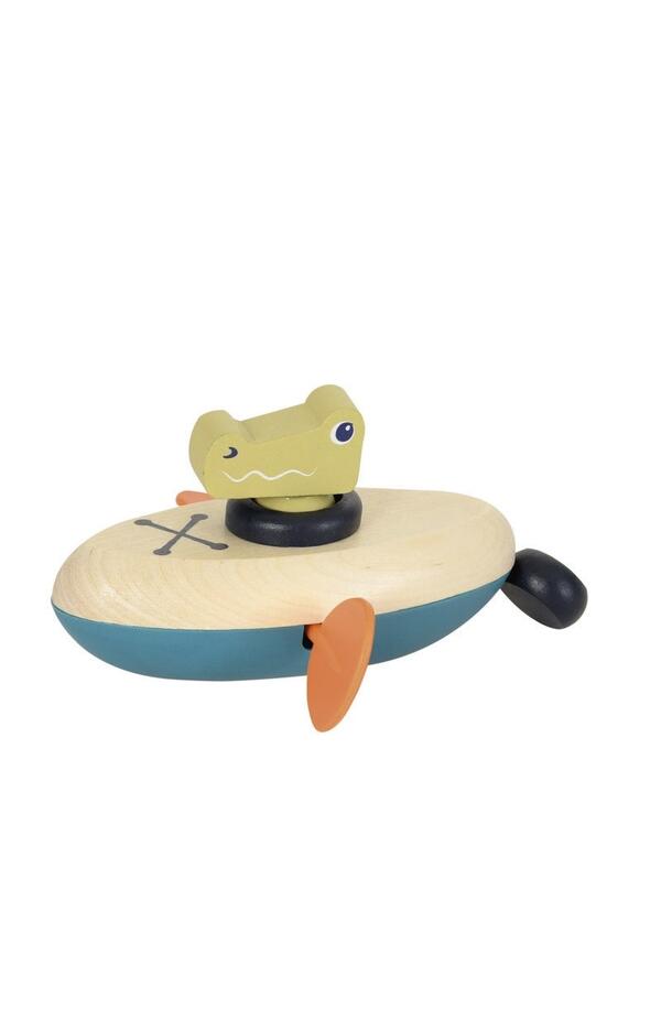 Jucarie pentru baie, Barcuta crocodil, Egmont Toys