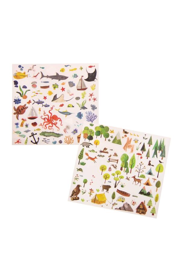 Set abtibilduri de transfer Exploratorul, Moulin Roty