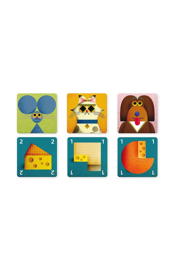 Joc de carti Goana dupa cascaval, Djeco