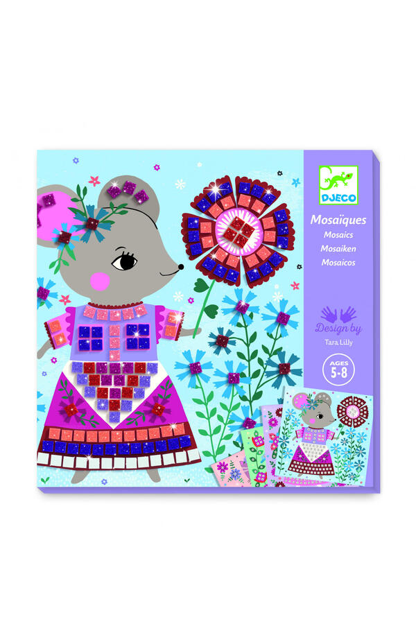 Joc creativ mozaic Animale de companie, Djeco