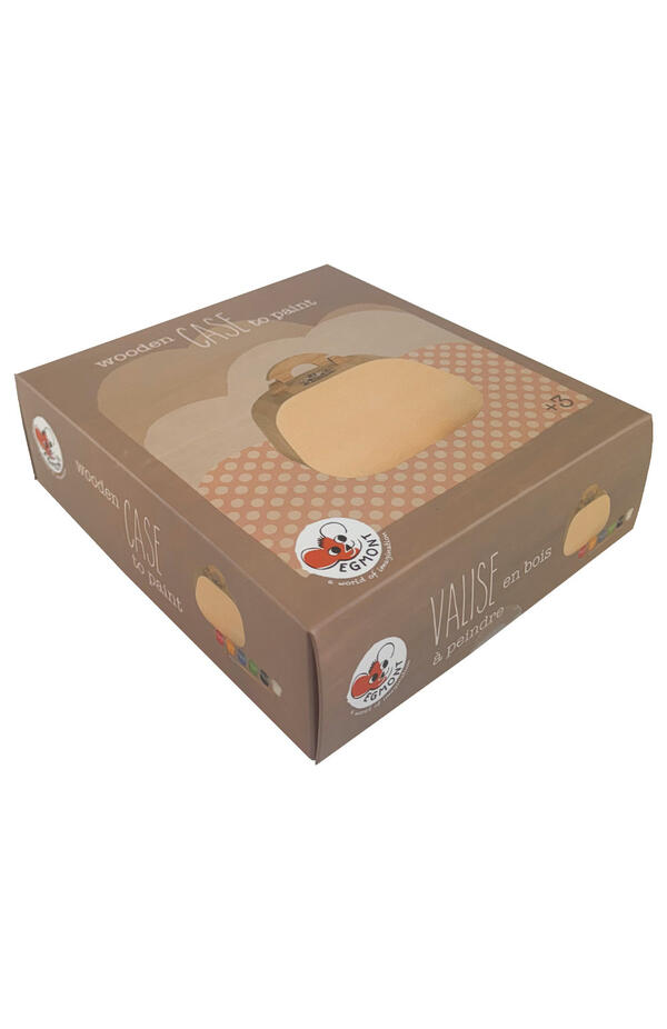 Joc creativ gentuta din lemn de pictat, Egmont Toys