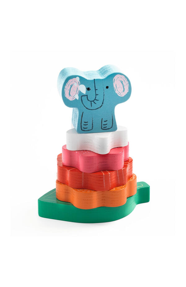 Puzzle si joc de stivuire, Djeco