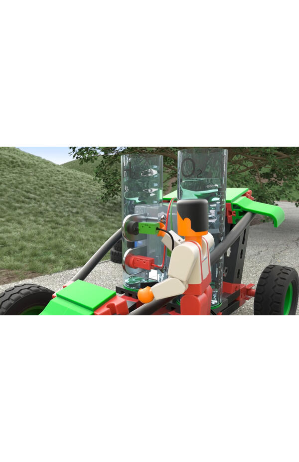 Kit STEM Masina alimentata cu hidrogen, Fischertechnik