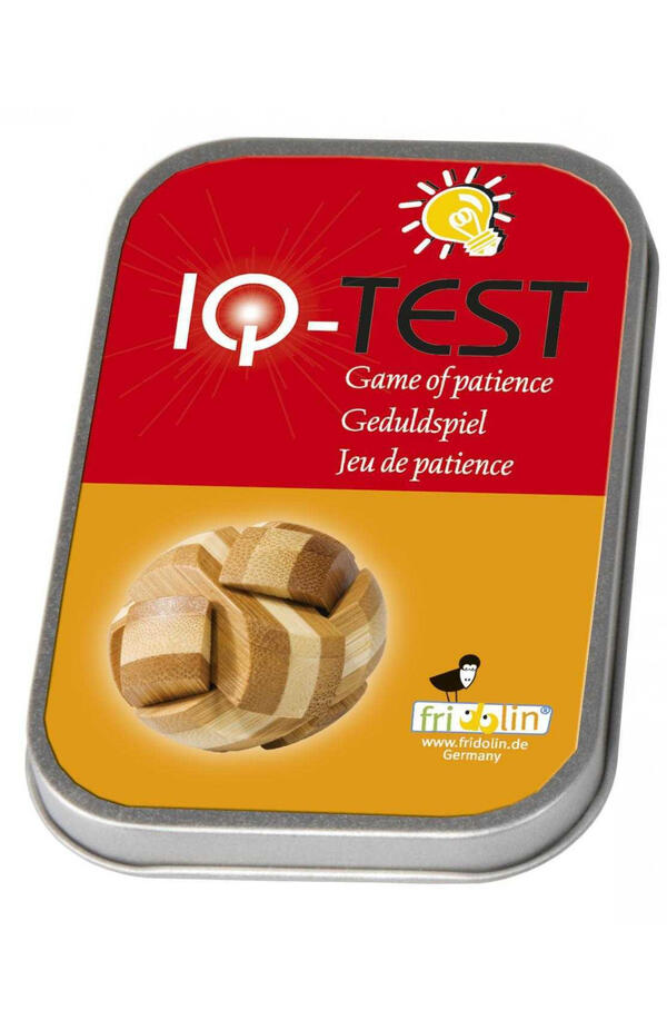 Joc logic IQ 3D Puzzle in cutie metalica Ball, Fridolin
