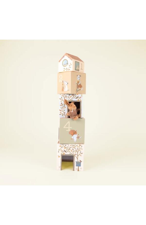 Joc de stivuire Cuburi cu iepuras, Egmont Toys