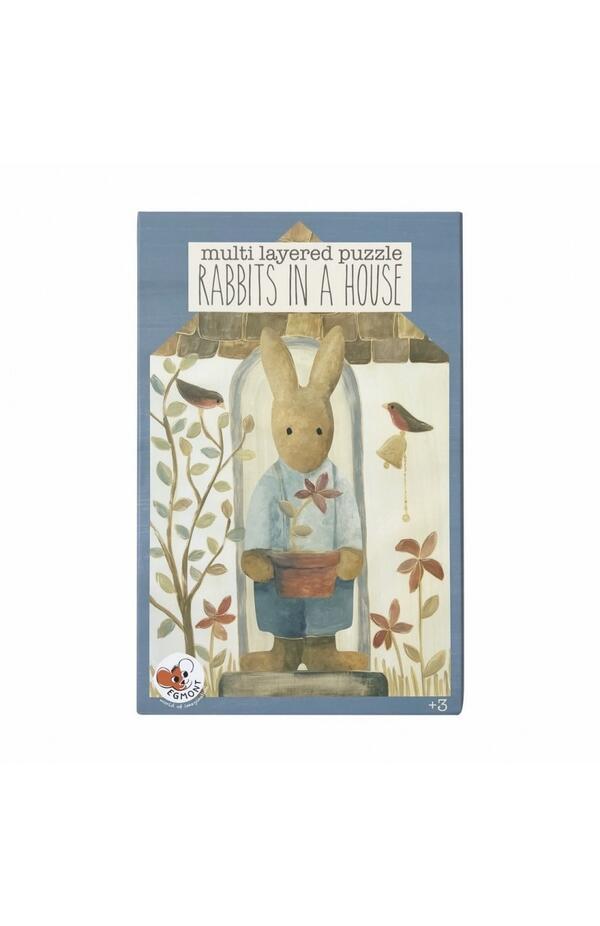 Puzzle familia de iepurasi, Egmont Toys