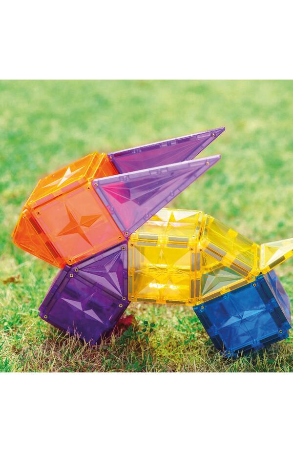 Set magnetic de construit Inventiv 60 piese, Cleverclixx