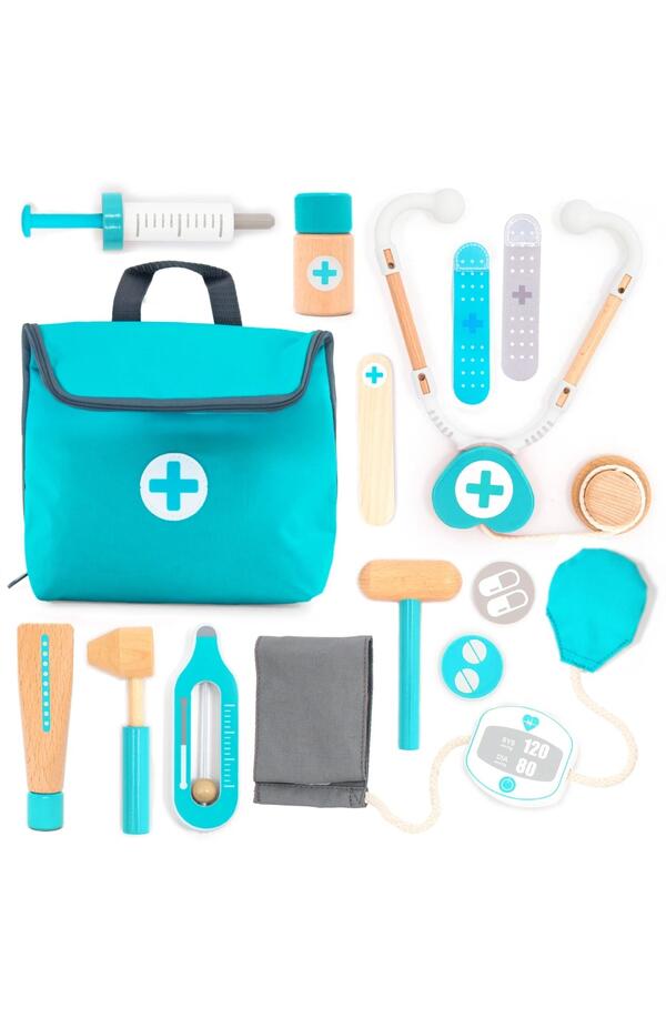Joc de rol Mini trusa de doctor turcoaz, UMU Toys