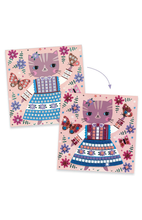 Joc creativ mozaic Animale de companie, Djeco