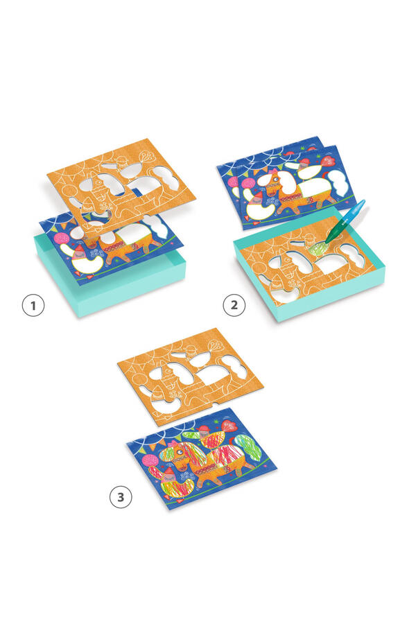 Joc creativ de desenat pentru cei mici, Djeco