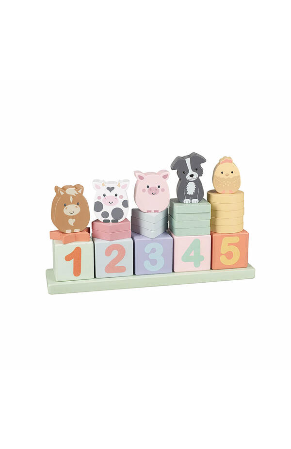 Joc Invata sa numeri cu animale de ferma, Orange Tree Toys