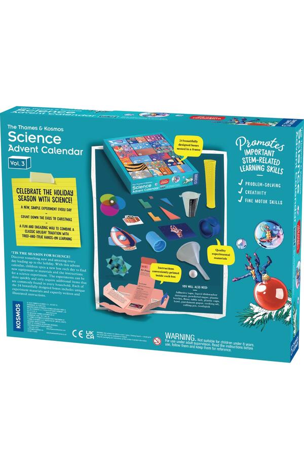Jucarie educativa Kit STEM Calendarul stiintific de Advent versiunea 3, Thames & Kosmos
