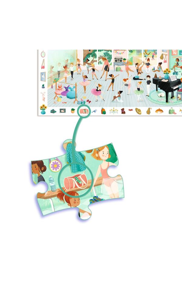 Puzzle observatie Scoala de dans, Djeco