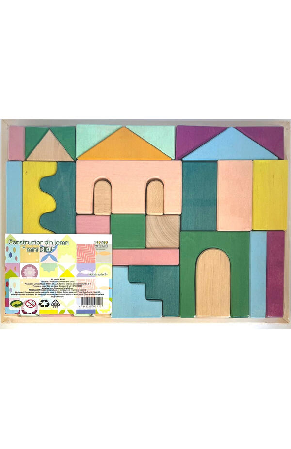 Set Handmade, Constructor din Lemn Mini Didu