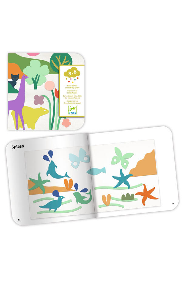Joc creativ Little papers, Djeco Joc creativ Little papers, Djeco