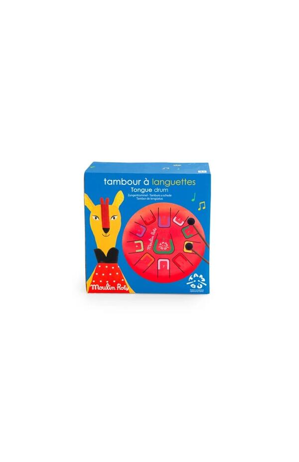 Instrument muzical Toba metalica rosie, Moulin Roty