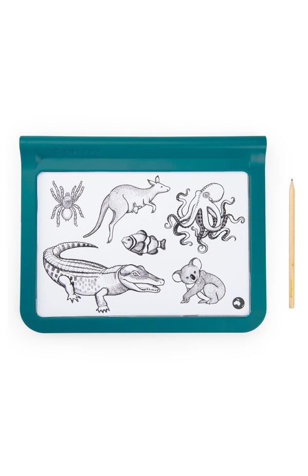 719200 Tabletă de desen cu lumină Kidywolf, Moulin Roty