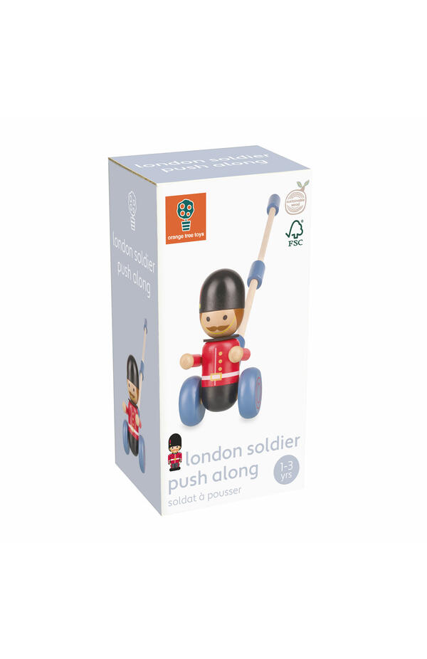Jucarie de impins soldat londonez, Orange Tree Toys