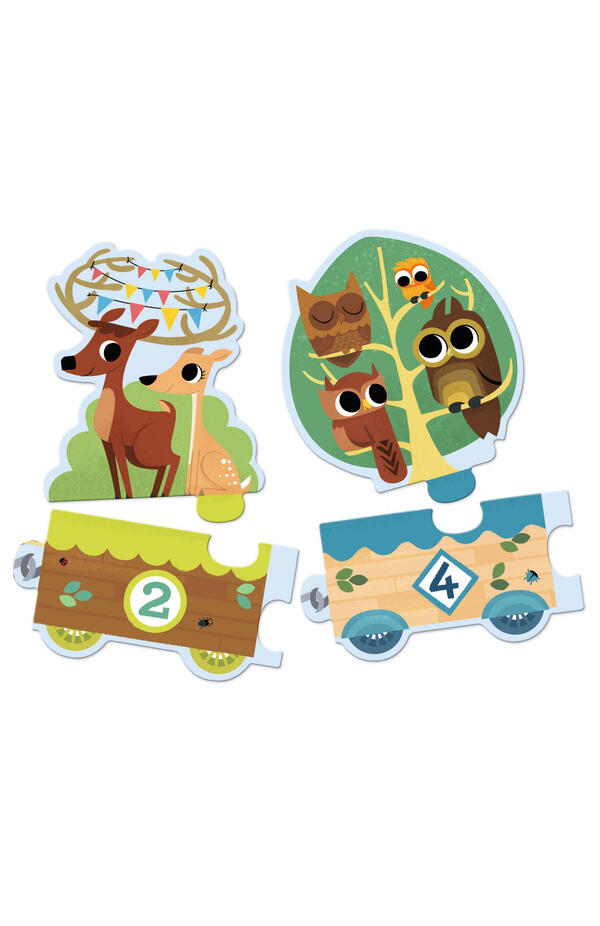 Puzzle Invat sa numar, Djeco