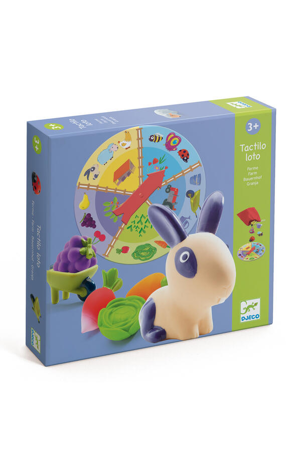 Jucarii educative Tactilo Loto Ferma, Djeco