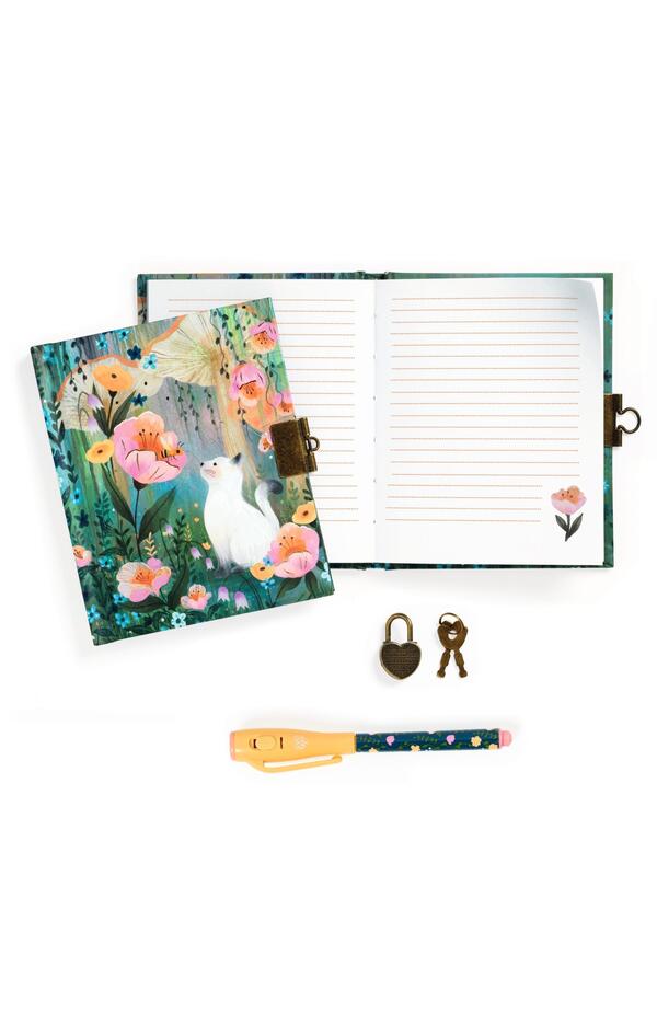 Micul jurnal secret cu pix magic Kendra, Djeco